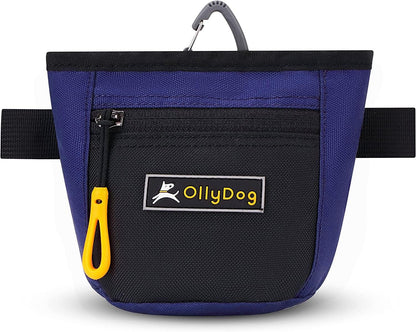 Goodie Treat Bag, Dog Treat Pouch, Waist Belt Clip for Hands-Free Training, Magnetic Closure, Dog Training and Behavior Aids, Three Ways to Wear (Raven S'25)