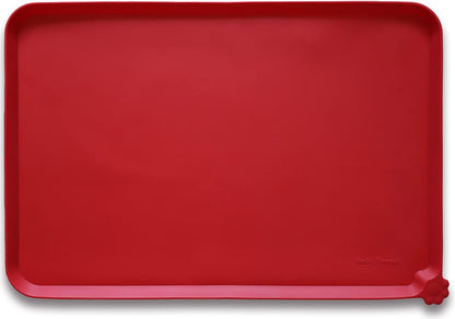 -Waterproof Pet Feeding Mats with High Lips - Multiple Size and Colors for Dogs, Cats & Others-G