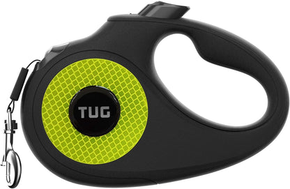 Monochrome 360° Tangle-Free Retractable Dog Leash | 16 Ft Strong Nylon Tape (Small, Aqua)
