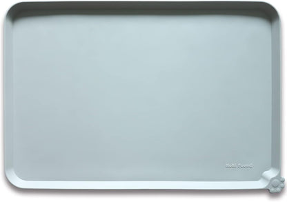-Waterproof Pet Feeding Mats with High Lips - Multiple Size and Colors for Dogs, Cats & Others-G